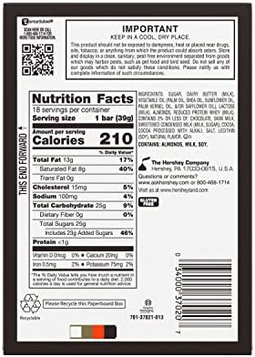 SKOR Crisp Butter Toffee and Chocolate Candy Bars, 1.4 oz (18 Count)