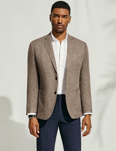 PJ PAUL JONES Mens Blazer Casual Sport Coats Regular Fit Two Button Suit Jacket Lightweight Sports Jacket3