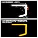 ACANII - For 2009-2021 Nissan Frontier Switchback Turn Signal LED Tube Dual Projector Headlights Headlmaps Left+Right