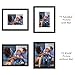 Picrit 8x10 Picture Frame Set of 12, Display 5x7 with Mat or 8x10 without Mat, Photo Frames for Wall Mounting or Table Top Display, Black