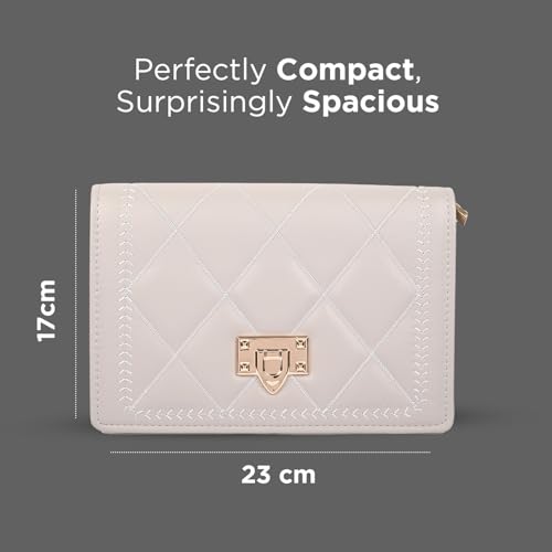 Image of SAGEWARE Casual Sling Purse for Women, Fashion Sling Bag, Sling Bag with Adjustable Strap | Designer Crossbody Purse for Girls & Women | Trendy Party, Casual & Office