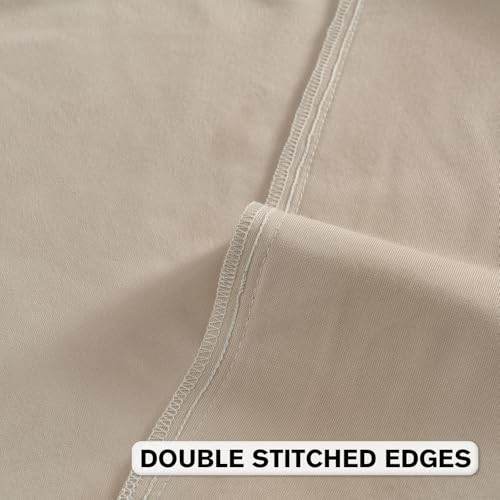 Image of FUTEI Pack of 2 Velvet Throw Pillow Covers 20x20 Inch Soft Embossed Leaf-Relief Textured Decorative Cushion Cases Modern Natural Farmhouse Accent for Couch Bed Living Room, Beige