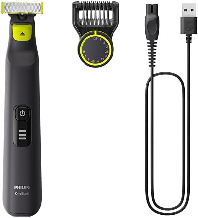 Aparador e Raspador de Pelos Philips OneBlade Pro com 12 Ajustes ...