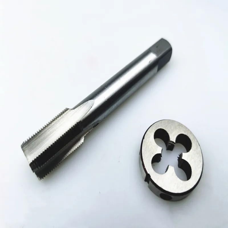 2pcs Right Hand Metric Tap Die Set M13-M24, Used for Machine Tool Internal and External Thread Tapping and Thread Repair Tools