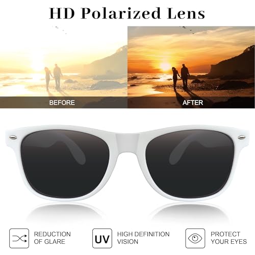 Mr&MrsGifts Bride and Groom Polarized Sunglasses Honeymoon Gifts for the Couple Groom Sunglasses for Engagement Wedding Gifts2