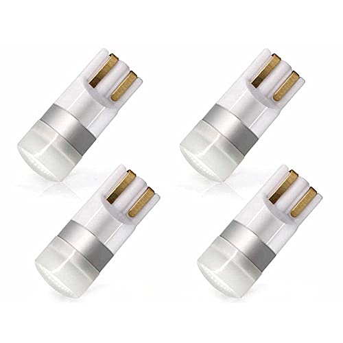 12-30V T10 Ampoules LED Canbus de remplacement pour porte latérale 194 168 W5W Wedge pour intérieur de voiture Dôme Carte Tableau de bord Tronc Courtoisie Plaque d'immatriculation Lumières-Blanc Cover
