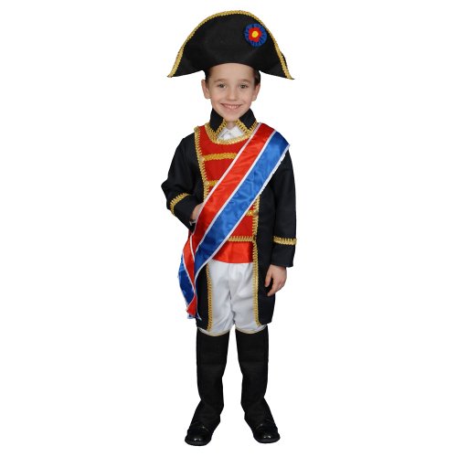 Dress Up America 378-L - Costume per travestimento da Napoleone, Bambini, 12-14 anni, 140 cm