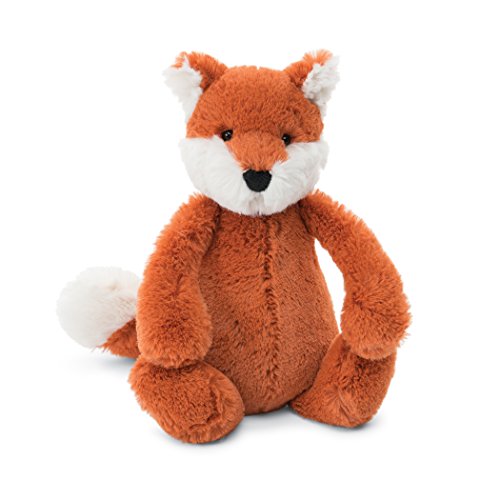 Jellycat Bashful Fox Cub Stuffed Animal, Small 7 inches - Woodland Plush Toy - Classic Children's Gift