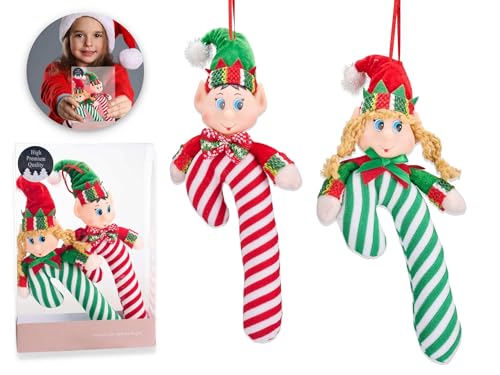 12-in-Length-Elves-Boy-Girl-Plush-Sticks-Christmas-Tree-Hanging-Ornaments-Decor-Plush-Stuffed-Doll-for-Christmas-PartyFestive-DecorHome-DecorGift-Exchange-Set-of-2 12 in Length Elves Boy Girl Plush Sticks Christmas Tree Hanging Ornaments Decor Plush Stuffed Doll for Christmas PartyFestive DecorHome DecorGift Exchange Set of 2