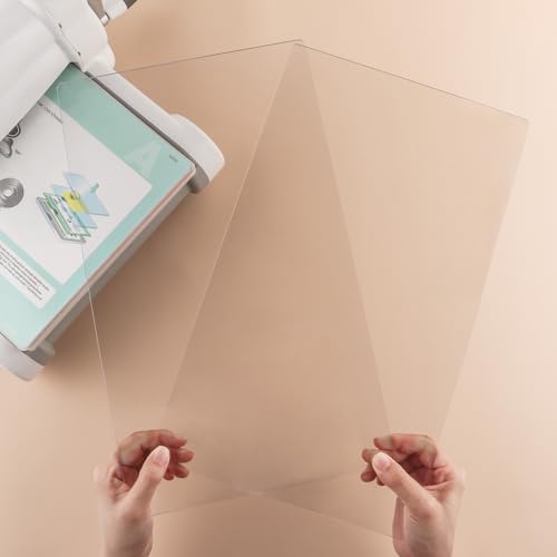 2Pcs/1 Pair Cutting Pads Compatible with BSP & BS Switch Plus Die Cutting Machine,Clear Polycarbonate Plastic Cutting Plates,Pads Die Cutting Plates for Embossing Crafting （12 3/4 x 8 3/4 x 1/8 inch） by BAOFALI - Used condition - Image 7