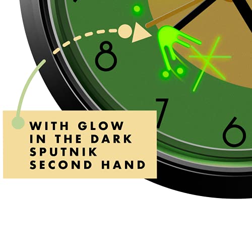 Glow Sputnik Satellite Retro Alarm Clock