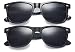 Retro Rewind Classic Polarized Sunglasses (Black | Smoke Polarized, 52)