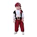 May's Baby Boys Captain Infant Costumes Cap Stinker Pirate Costume 4pcs Set