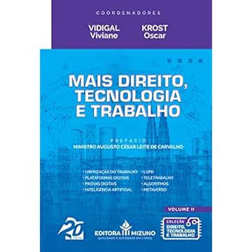 Capa do livro Mais Direito, Tecnologia e Trabalho