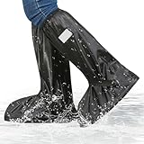 TGKYK Cubre Zapatos Impermeable Lluvia, 1 Par Cubrebotas Impermeable, Waterproof Shoes Cover, Protector Calzado Lluvia para la Lluvia y la Nieve, Reutilizable (XL, 43-45)