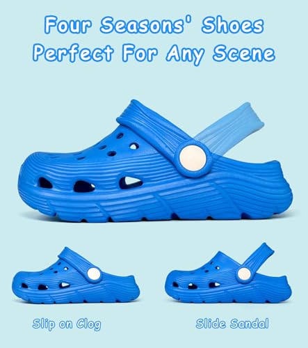 Image of Toddler Kids Garden Clog Slip On Slide Sandals Beach Water Shoes