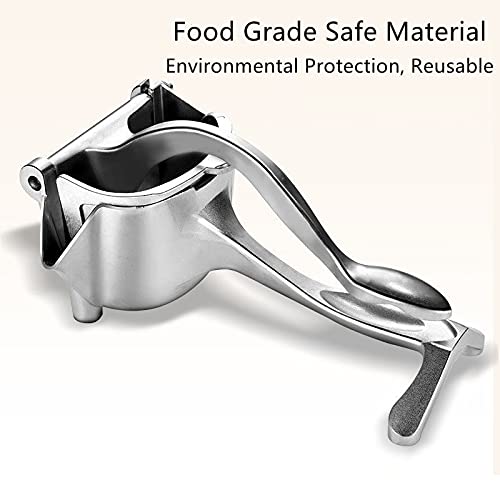 Manual Fruit Juicer, Stainless Steel Alloy Juicer Hand Press Lemon Juicer, Easy Fresh Fruit Juicer - immagine 3