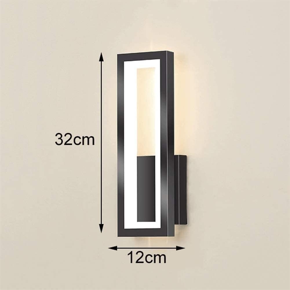 Lámpara de pared Lámpara de pared LED de 16 W de montaje empotrado para interiores, aplique de pared de metal, accesorios de iluminación, lámparas de pared interiores para sala de estar, dormitorio,