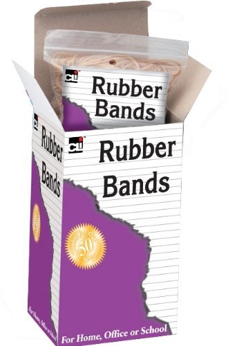 WorldCare® Inc. Superior Quality Rubber Bands in 4.25 lb Zip-Lock Bags, 16 (2.50 x 0.06 Inches), Beige/Natural, 1 lb (58416)