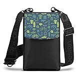 DeinDesign Handytasche zum Umhängen kompatibel mit Apple iPhone SE (2022) Crossbody Bag Gurtband Umhängetasche Damen Fahrrad Sommer Mountainbike
