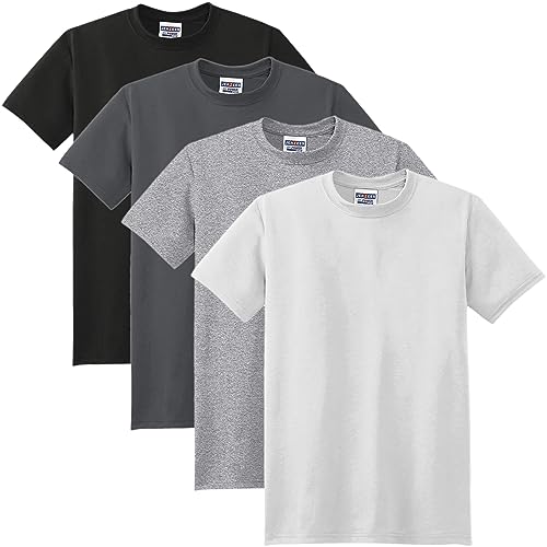 Jerzees Men's Polyester Performance Short Sleeve T-Shirts 21MR - Make Your Own Assorted Color Set (2, 3, 4-Pack)