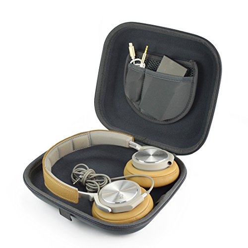 Hard Shell Headphones Carrying Case for Bang & OLUFSEN B&O Play H2, H6, H7, H8, H9 Headphone and More/Headset Travel Bag with Space for Cable, Earpad, Amplifier and Accessories