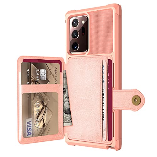 Funda de cuero PU para Samsung Note 20 Ultra ideal para salidas sin cartera y con portafotos