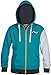 JINX Overwatch Ultimate Symmetra Men's Gamer Zip-Up Hoodie, Teal, Medium