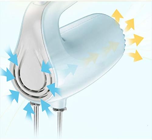 Electric Multifunctional Handheld Food Blender Double Whisk Eggs Mixer Five-Speed Food Processor (A) (B)