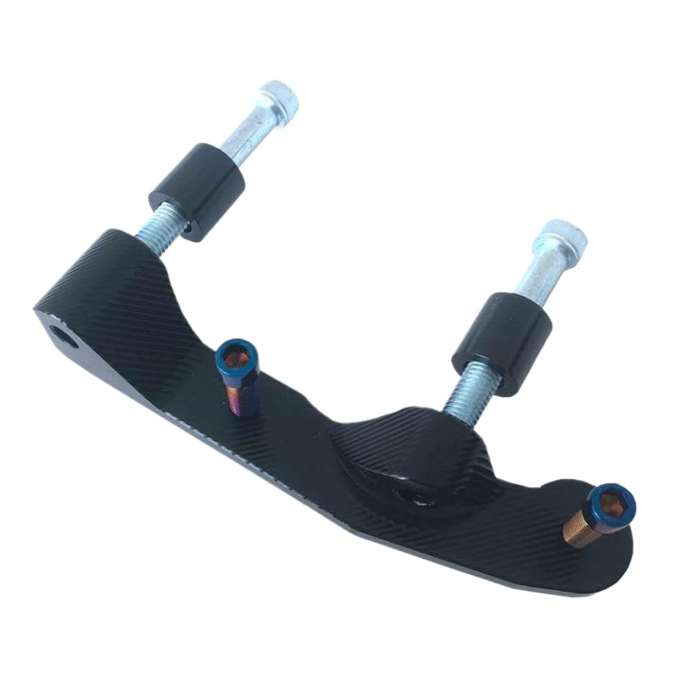 Venvaxkku Black Motorcycle Cnc 100Mm Brake Caliper Bracket Adapter Compatible With Msx125 Grom Monkey Modified For 260Mm Brake Disc(Black)