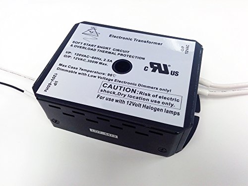 Express Lighting LET-301 Replacement Transformer 300W 12V AC Electronic Unit (Replacement for GE Lightech LET-301 GELT300A12012C 66973)