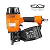 VEVOR Pneumatic Roller Nailer, 45-70mm, Pneumatic Coil Nailer 15°, MCN70, 70-120 PSI, Nail Head Φ5.5 - Φ7 mm, Nail Gun for Pallets, Crates, Frames, Cladding, Fences
