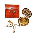 BAZROSS Proverbs 3:5-6 Engraved Compass Gift for Men - Trust in The Lord Inscription - Confirmation,