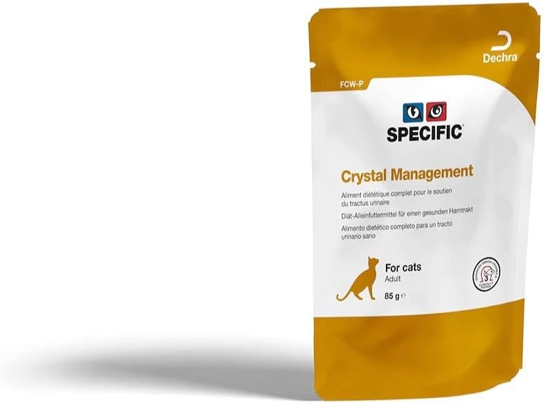 SPECIFIC FCW Crystal Management Wet Cat Food Pouches 12 x 85g x 4