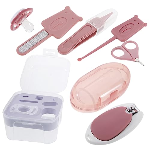 Hohopeti Nail Trimming Tool 7 Piece Baby Nail Clipper Set Toddler Scissors Newborn to Boys and Girls