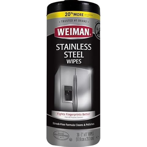 Weiman Products Stainless Steel Wipes 30 Count (Pack of 1) Cover