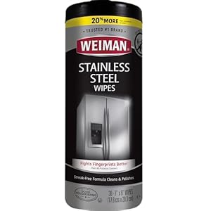Weiman Products Stainless Steel Wipes 30 Count (Pa...