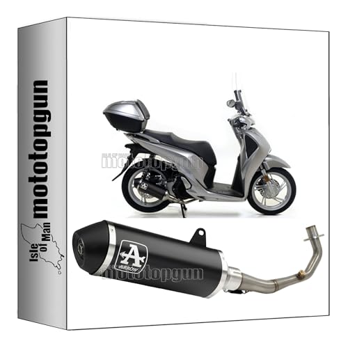 Escape Arrow 53514ANN homologado con soldaduras TIG para scooter Honda SH 125 i