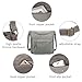 Scarleton Crossbody Bags for Women, Over the Shoulder Purses for Women, Shoulder Bag, Crossbody Purse w/Multi Pockets, H181224 - Grey