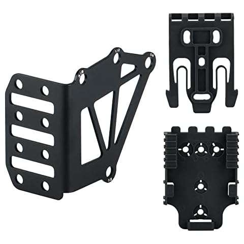 Guayma Tourniquet Holder Adapter with QLS Kit,Tactical Holster Adapter Police Airsoft Gear,BK Cover
