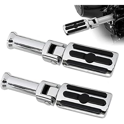 Passenger Footpegs with support mounting Kit for Harley Softail 2018-2025 Deluxe Fat Boy Heritage Sport Glide Softail Slim Street Bob Breakout Low Rider models,Chrome