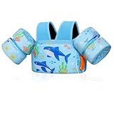 MoKo Toddler Swim Vest for Kids, Swim Arm Floaties...