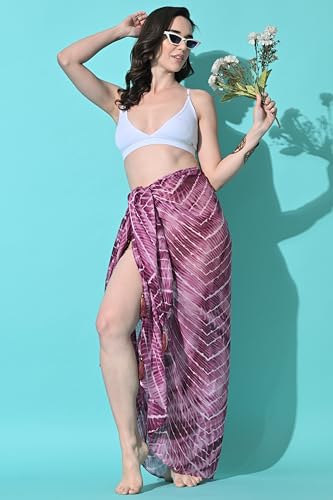 Image of MIRCHI FASHION Western Summer Beachwear Swimsuit Coverup Sarong for Women