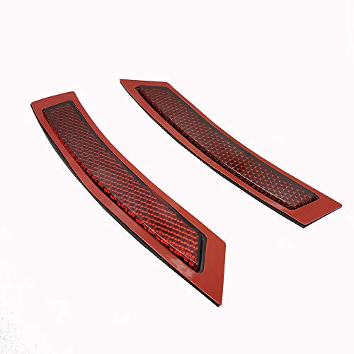 Image of 2pcs for BMW E92 E93 3 Series 2DR 2007-2013 Front Side Marke Fender Bumper Reflector (RED Lens)