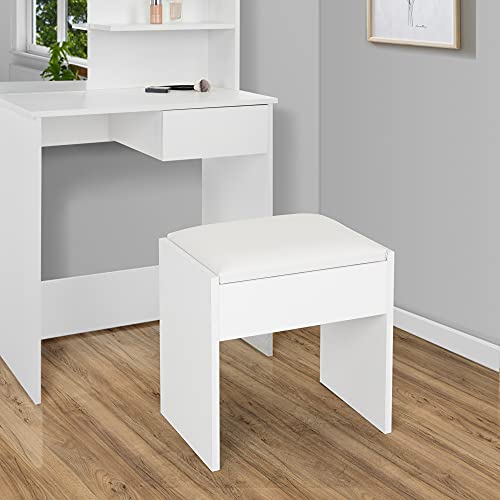 MONTAGGIO FACILE - Montaggio facile e veloce dello sgabello da toilette in pochi passi. La fornitura comprende il set per l'auto-assemblaggio e le istruzioni di montaggio. Non sono necessari strumenti costosi. Lo sgabello è pronto per l'uso immediatamente.