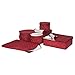 Quilted China Keepers 6pc. Starter Set -Crimson