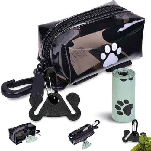 Dog Waste Bag Dispenser Poop Bag Dispenser for Leash...