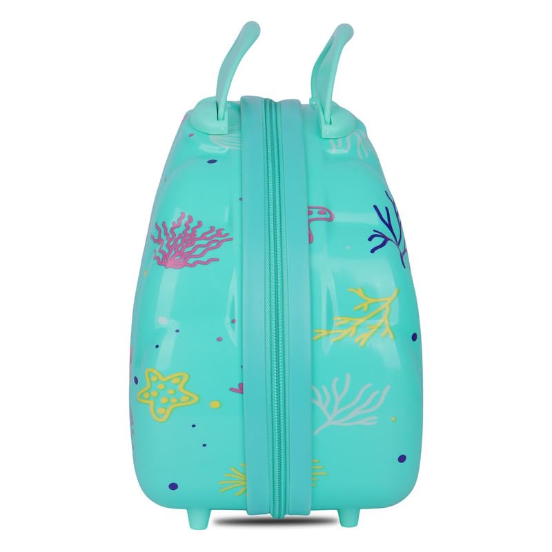 Image of Polo Class Kids Trolley Bag | Made with Polycarbonate | Durable and Waterproof | Trolley Bag for Kids - Green