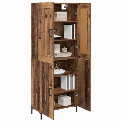 Aparador de madera resistente de alta calidad con 4 puertas y diseño elegante 4