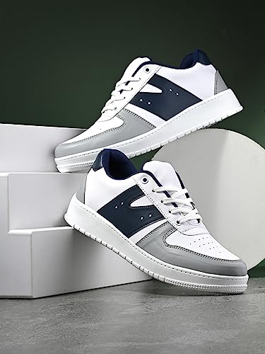 Image of MACTREE Men's Black Polyurethane (PU) Sneakers